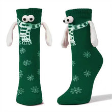 Couple Magnetic Handle Cute Hand Socks Christmas